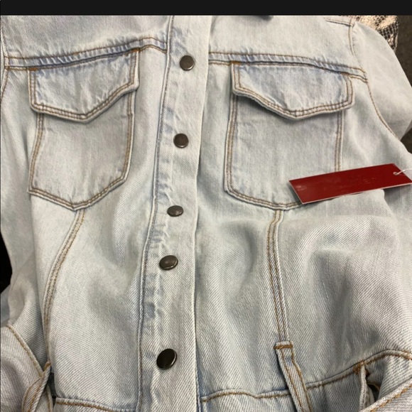 Denim Utility Jumpsuit - Picture 6 of 13